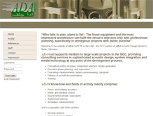 Tablet Screenshot of ada-gulf.com
